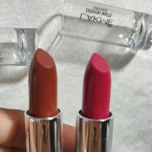 2 Lakme Cushion Matte Lipstick