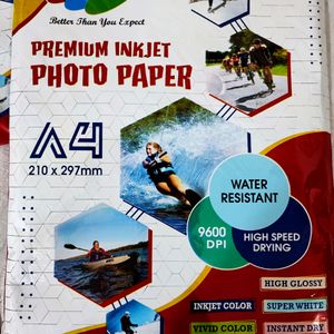 A4 Inkjet Photo Glossy Paper