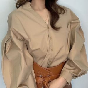 Korean Pinterest Puff Sleeve Blouse 🌸