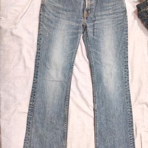 Blue Bootcut jeans Low waist