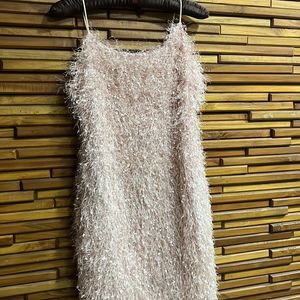 Gorgeous Tassel Peach Coloured Party Dress