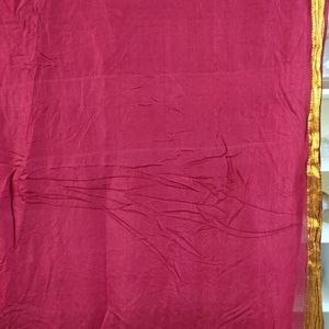 Maroon Silk Saree