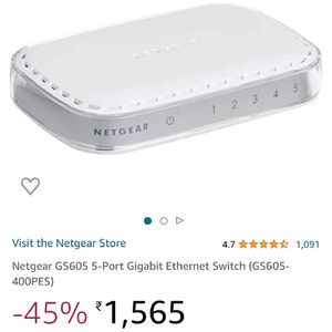 Netgear ethernet switch/router