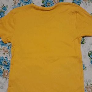 Mustard Yellow Crop Top