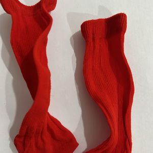 Red Colour Baby Socks