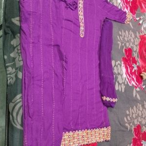 Purple 💜 Kurta Set