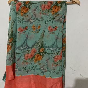 Floral Print Saree