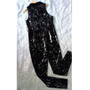 Branded Latex Fancy Jumpsuit