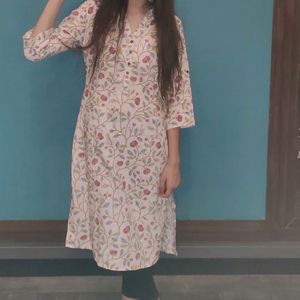 Pantaloons Straight Kurti.