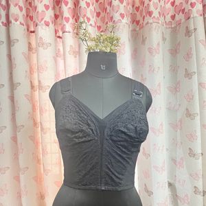 Short Black Bustier Corset Top