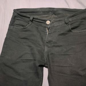 Jet Black Jeans For Men - Size 32