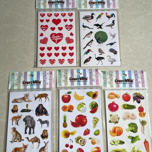 Sticker Sheets!! Pack Of 5