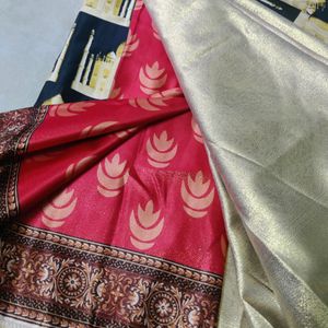 Brand New Adeshwar Taj Mahal Saree.....