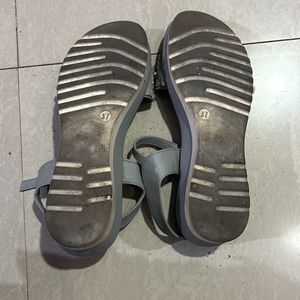 Khadims Grey Sandal Size UK4/EURO37