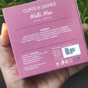 Cuffs lashes Matte Mini Lipsticks-set Of 3