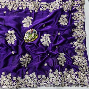 Super Hit Jimmy Chuu Silk Embroidery Saree