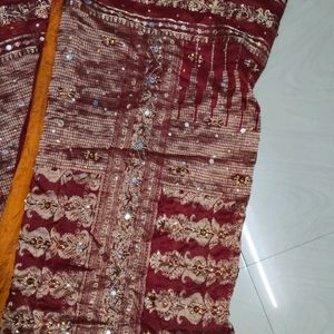 Pure Kanchipuram Saree 🧡❤️