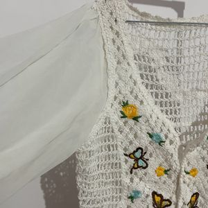 Crochet White Top