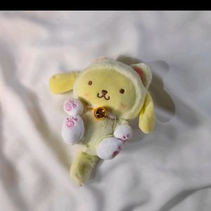 Pompompurin Keychain [can be used as bag charm]