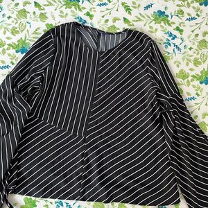 Striped Black Top (formal/party)