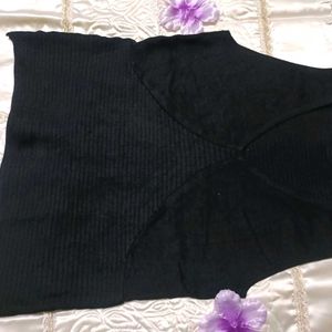 Black Designer Sweater Vest