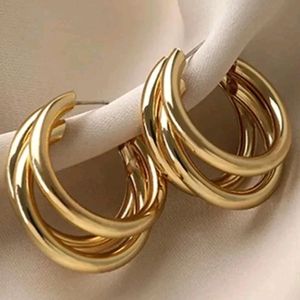 Korean Layer Quirky Hoop Earrings