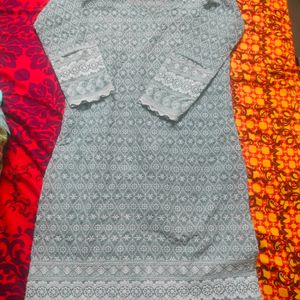 Cotton Embroidered Kurti