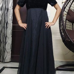 Velvet Black Gown