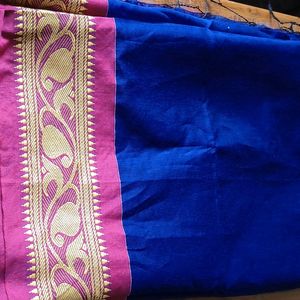 Handloom Cotton Saree_two Colour