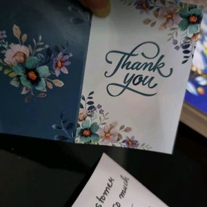 Thank You Blank Note Cards & Visiting Card