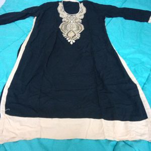 🆕 Black Attractive Kurti XXL Size