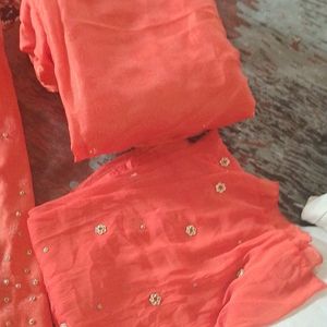 Long Shirt Plazo Suit With Dupatta