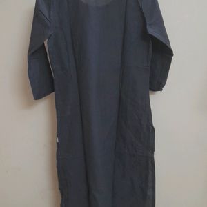 Chikankaari Grey Kurtha