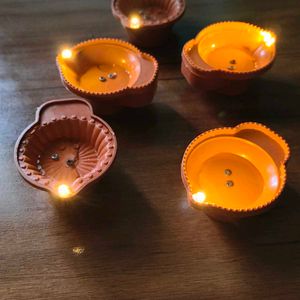 Pack Of 5 Water Diya