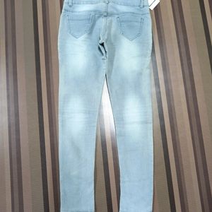 W-38 Size-30 Slim Fit Women Denim Capri