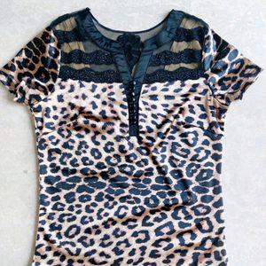 Imported Beautiful Leopard Print Top