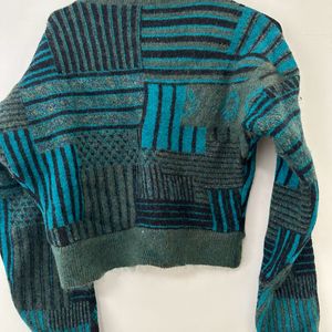 Boho Japanese Geometric Sweater