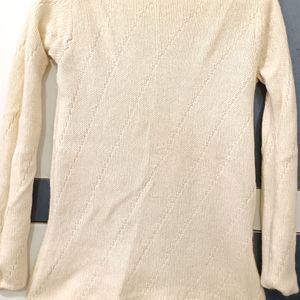 White Woolen Sweater