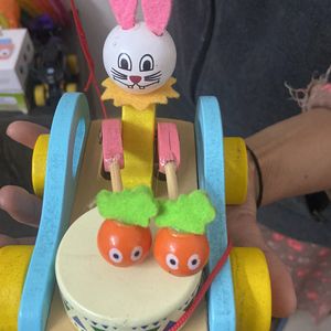 Rabbit Pull Along Toys