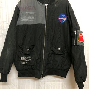 NASA Bomber Flight Pilot Black Jacket