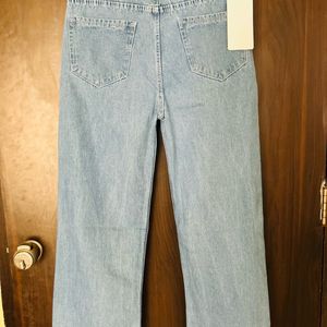 Wide Leg Denim Jeans