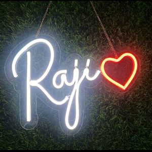 Raji Name Neon