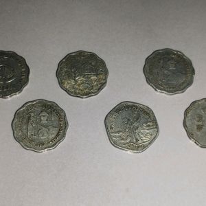 10 PIASA coins With Different Back Print