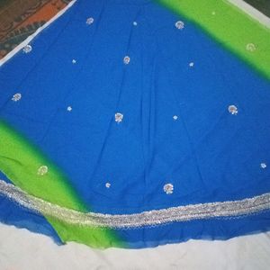 Unstitched Lahenga Choli Fabric Dupatta