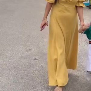 Mustard Beautiful Maxi dress