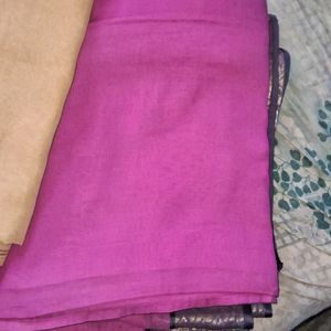 Two Pure Bengal Cotton Sarees Combo