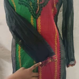 Short  Lakhnavi Kurta