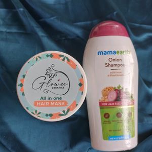 [SEALED] Mamaearth Shampoo & Glowee Hairmask