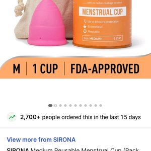 Sirona Menstrual Cup (Midium)