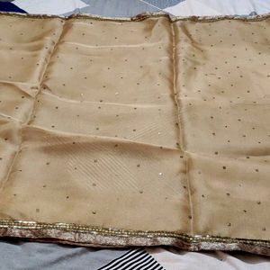 New Shining Saree With heavy Pallu